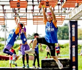 小勇士泥泞逐梦 尝鲜里水特色|里水镇|贤鲁岛|斯巴达|蝴蝶兰|2026斯巴达勇士儿童赛_新浪新闻